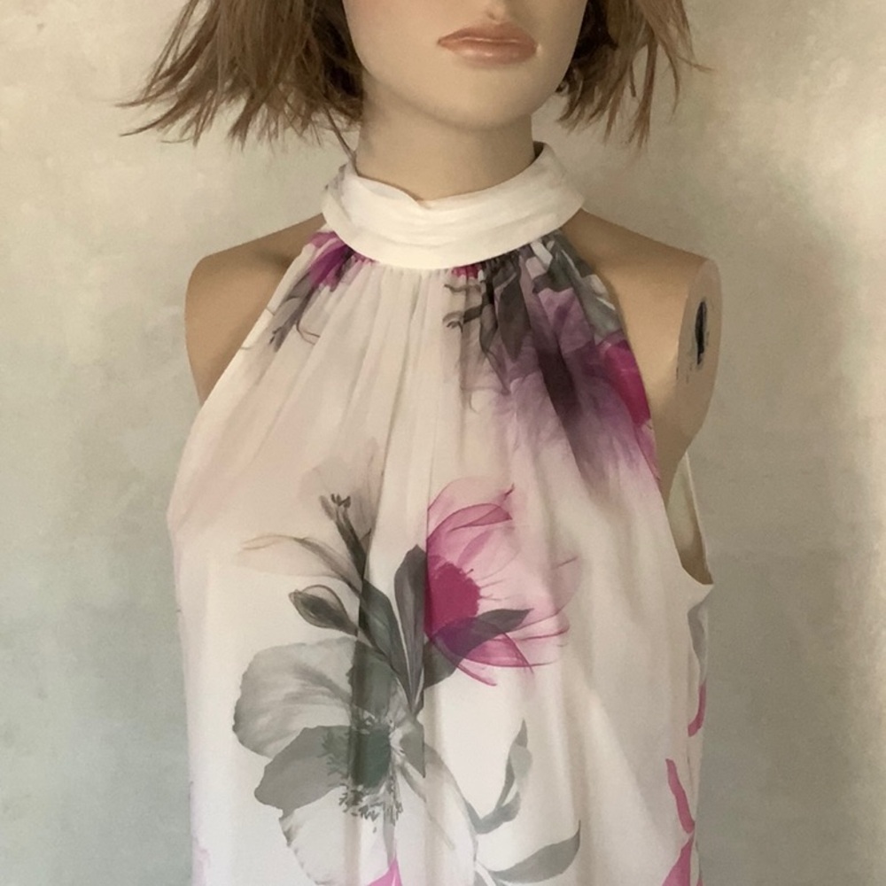 Antonia Melani Layered Floral Top XS - Picture 2 of 11